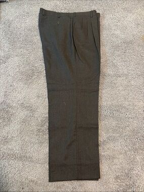 Men's Dress Pants in Dark Olive Green